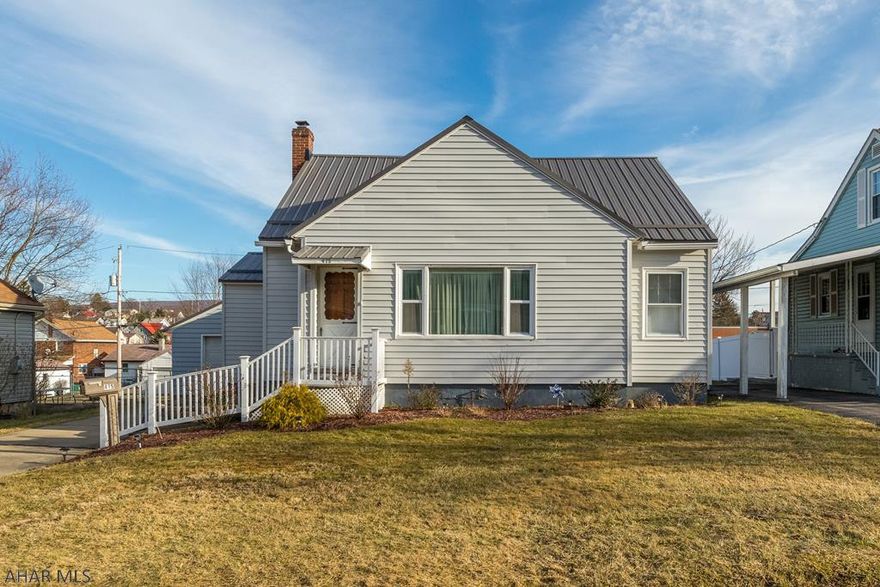 Down sizing?  First home?  Take a look at this 1 1/2 story charmer.  Addition has been added to the kitchen, 20x12 (est.) deck just off kitchen, 3 bedrooms (1 bedroom is used as a laundry presently), 1 full bath on first floor, 2nd floor offers spacious bedroom, AC, 1 car attached garage.  See pictures.