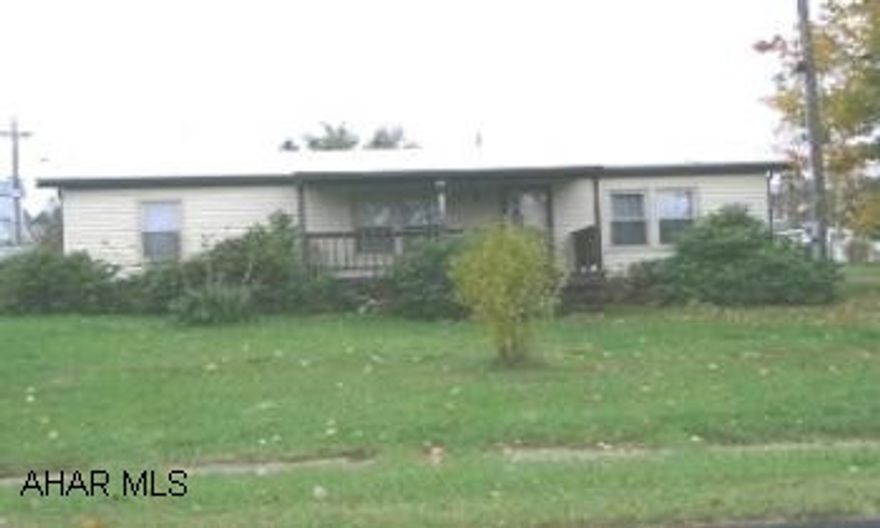 DOUBLEWIDE MOBILE HOME ON A 50X125 LOT. 10 YEAR OLD DOUBLEWIDE. ALL APPLIANCES STAY. 1 CAR GARAGE WITH STORAGE SHED. 1176 SQ. FT.  SCHOOL DISTRICT IS MOSHANNON  VALLEY.