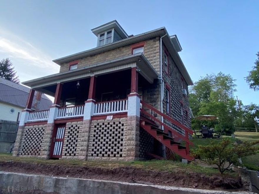 Big family home awaiting your personal touches! Privacy at the end of the lane. Outdoor features include a pavilion, spacious yard, patio, deck, pool hookups and oversized 3 car capacity workshop/garage. Inside you'll be greeted by a spacious foyer with original hardwood floors and woodwork. Living room, dining room and kitchen complete the first floor. Four bedrooms and a newly remodeled full bath are on the second floor. Other features include forced air oil heat and brand new water heater.  With some continued cosmetic updates this home could be a real gem!