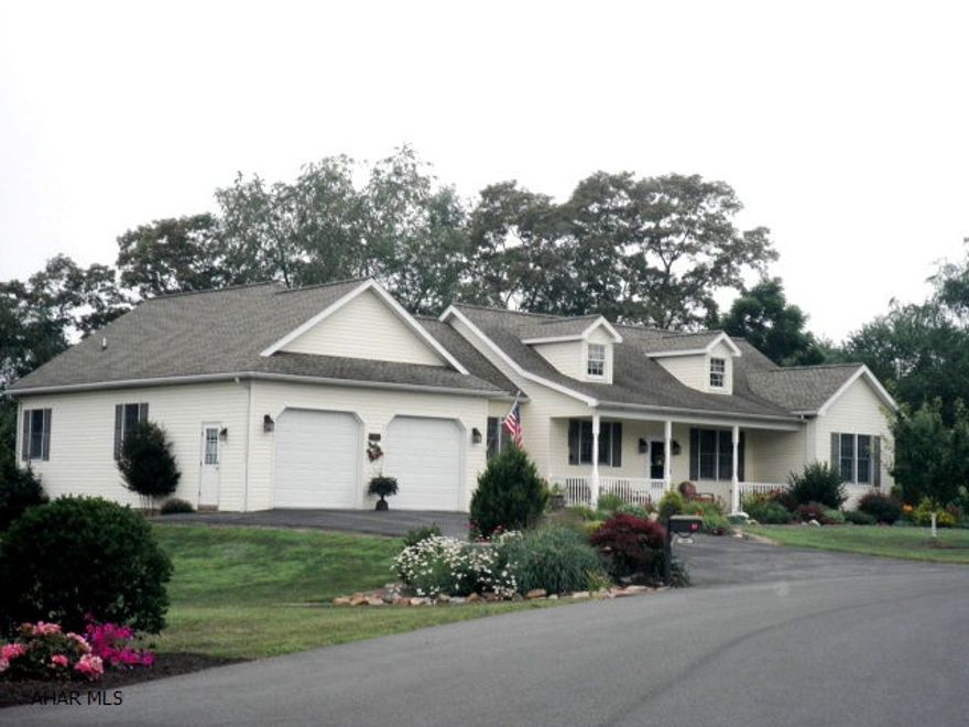 2003 CUSTOM-BUILT HOME BY WALTMAN. HANDICAP-ACCESS. HALL & INT.DOORWAYS.  Andersen DP wind's.;HP/CA/Prop.gas backup syst.-new 4/2013. Beautiful HW & CT floors, 9'ceil's.,oak cab's & trim; seal/heat.2-bay garage. Nice-finish base.w/ lg. rec room, lg.family rm w/ wd. pellet stove & wind's for good natural light, 3/4 bath, foyer/den area, util.rm./wkshop w/dbl.ext.doors. Lovely master BR suite w/ private bath, W-I closet & bay window. Main level laundry. Radon system. Home wired for generator. Kinetico water cond. 2 Water heaters (1 almost new/other just had 2 heat elements replaced).Ft. porch, base.patio + delightful screen-in back porch. Frig in garage stays. Square feet is approximate.    I AM GORGEOUS INSIDE!!     $10,000.00 REDUCTION! PRICED TO SELL @ $284,900.00!