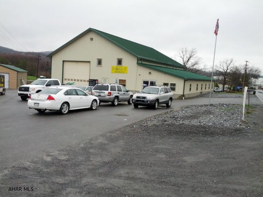 First class 6,900sf multi purpose energy efficient. Parking lot paved. Public water & sewer. Combination warehouse and office complex. Convenient to I99, Rt 22 & Rt 220. Owner will lease $3,500/mo.
