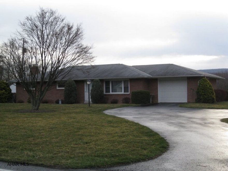 Solid 3 bedroom, one owner, brick rancher. Nice lot with view. Close to town. All new kitchen appliances. Extremely well maintained home, move in ready.