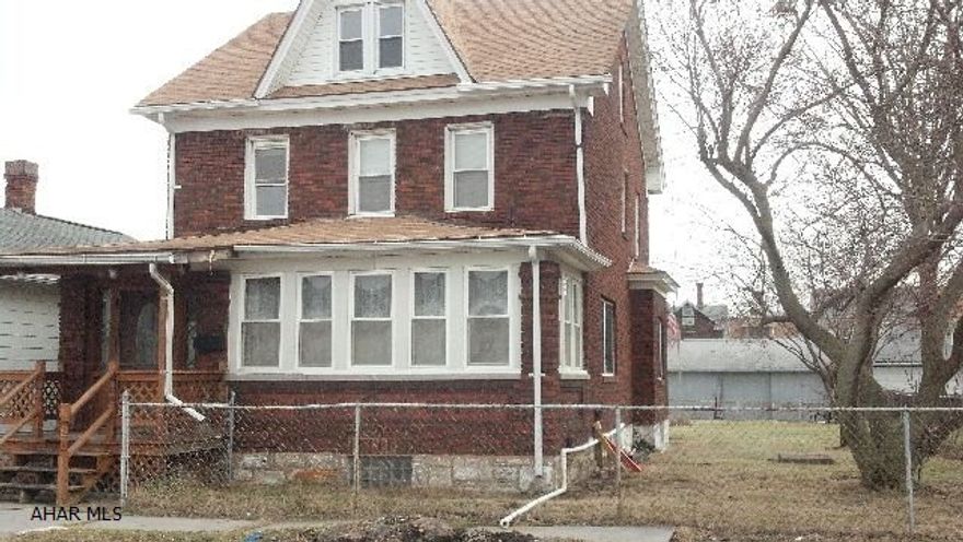So much for the money! Spacious solid brick home - needs a good spring cleaning and painting on the interior. Nice fenced flat lot/lg. detached 2 car garage! Roof and furnace 2 years old. Won't last!