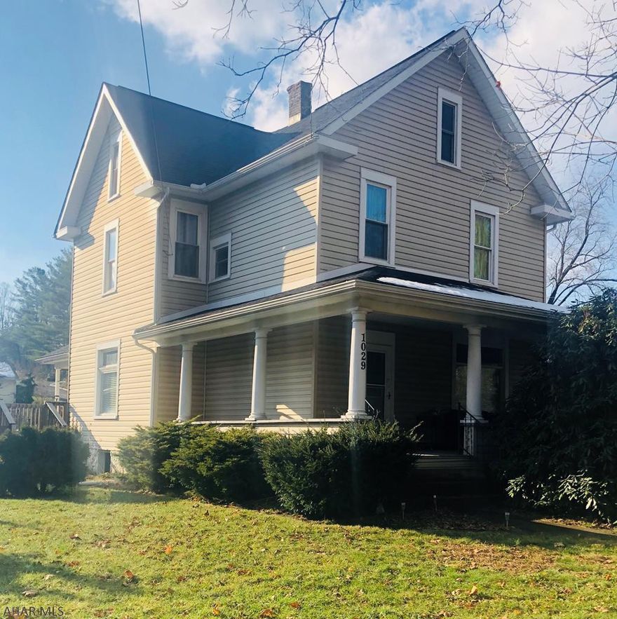 This 3 bedroom 3 bath home offers many upgrades, such as a beautiful newer eat in kitchen with recessed lights, island, and ceramic tile. Hardwood floors in the living room and dining room. The 1st floor also offers a  laundry room and full bath. The 2nd floor offers a large master bedroom with master bath and walk in closet, 2 large bedrooms, and an updated full bath.Updated 200 amp electric and plumbing, a water proofed basement, 2 stairways, and 2 zone heating. Wrap around front porch and newer rear deck. black top driveway and 1 car detached garage. Contingent upon property purchase. Check out the 3D tour https://my.matterport.com/show/?m=EeiztoZDM3X.