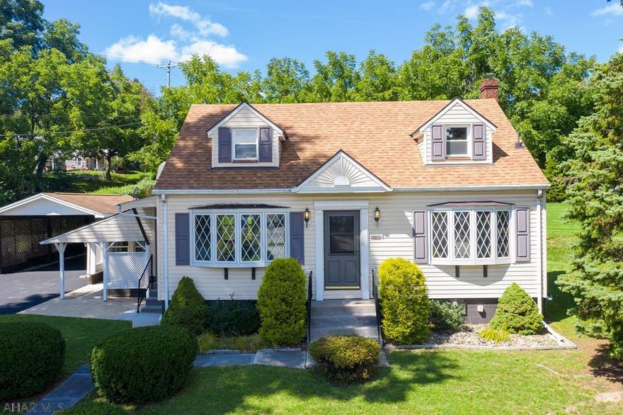 Charming 3 bedroom 1.5 bath Cape Cod located in Altoona. The first floor of this home features two bedrooms and one full bathroom. The home also features stainless steel appliances, new paint, new light fixtures, central air, and an updated 1st floor full bath.  This home has a detached car port and shed to provide plenty of parking and storage. The covered deck located on the side of the home provides space to relax and entertain. Great location close to local shopping and restaurants. The seller is a licensed real estate agent.