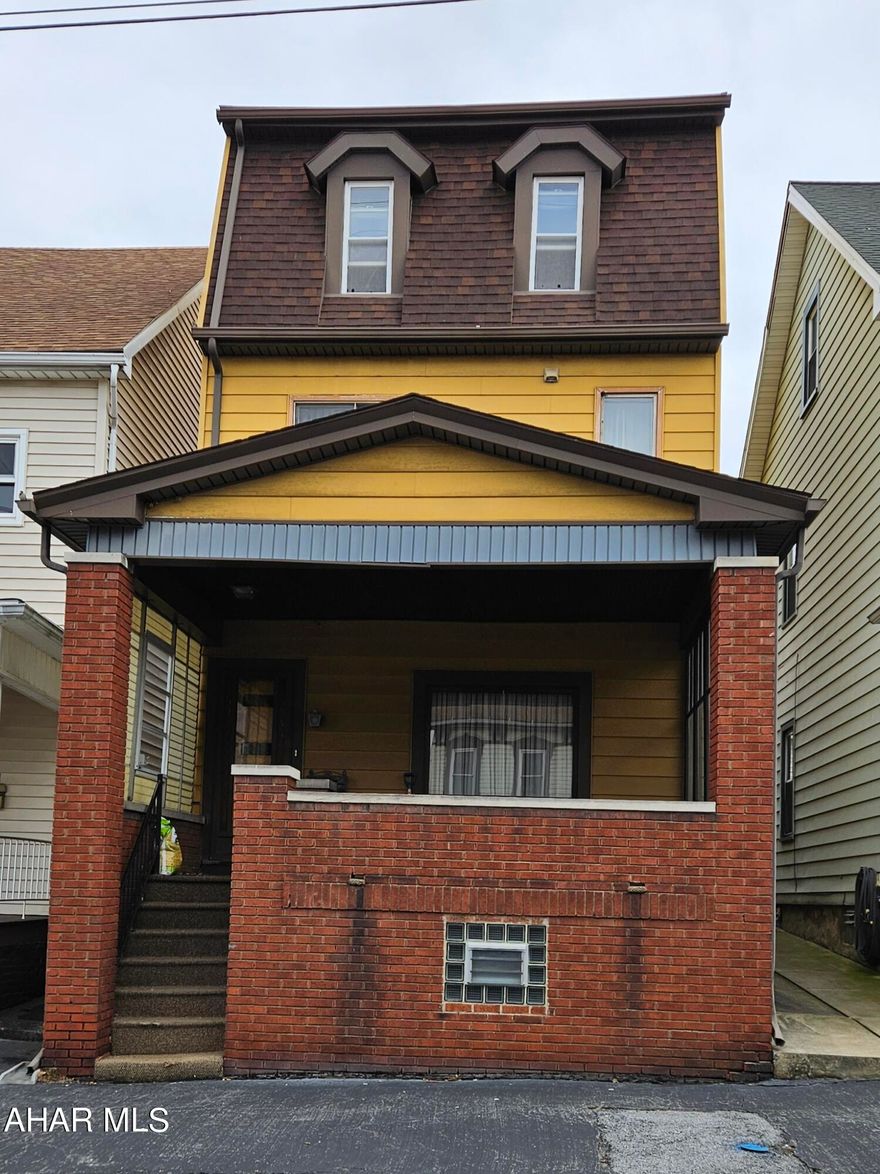 Move in ready! Recently updated kitchen, dining room and living room. 2 bedrooms and full bathroom on second floor. 2 potential bedrooms on third floor. Detached 2 car garage. Fenced in back yard.