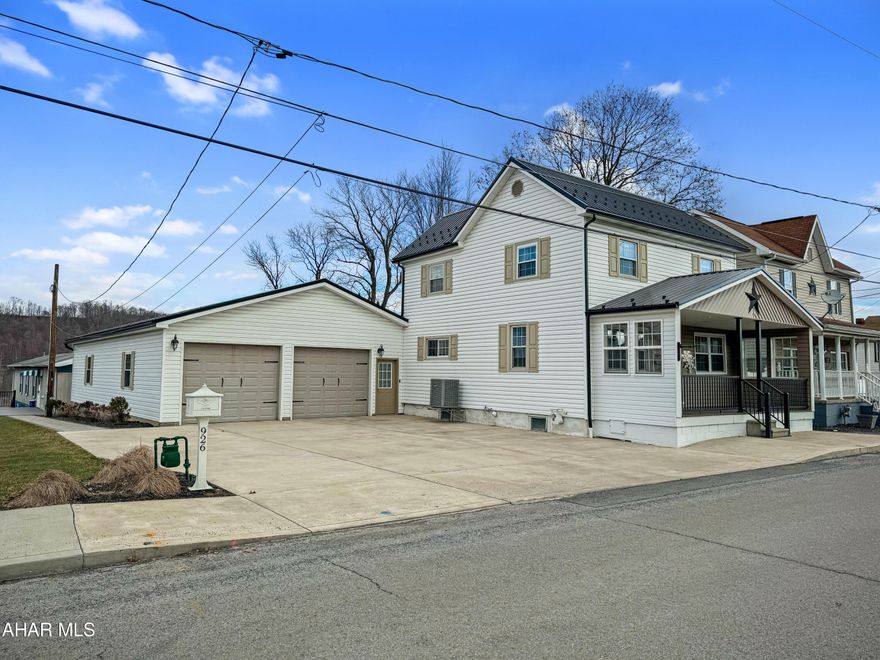 Welcome to 922 Washington Avenue in the Portage Area School Districts! This exceptional property boasts a beautifully renovated 3-bedroom, 2-bathroom single-family home w/ an attached 4-car garage. Additionally, an accessory unit, a separate manufactured home w/ 3 bedrooms & 1 bathroom offers versatile living or investment potential. Recently updated, the main house features a new roof, electrical, furnace, central air, plumbing, & so much more. The first floor includes a spacious living area, dining room, kitchen w/ quartz counters, laundry room, & a full bathroom. Upstairs, you'll find 3 large bedrooms & a generous full bathroom. The basement provides ample storage space, while the attached oversized 4-car garage is ideal for hobbyists. The property also includes an extra lot w/ a shed & the manufactured home at the rear w/ alley access. Call today for more info!