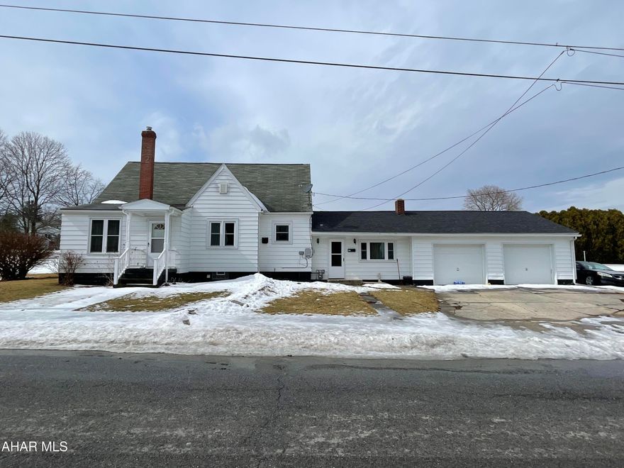 Check out this 3 bedroom 1 bath hidden gem on a great lot in Sankertown Borough!  There is so much space to entertain family and friends both inside and out.  Inside you have a large family room featuring a propane fireplace, dining room, living room, and an office space.  Upstairs you will find a L shaped loft area with bonus room and a bedroom. Off the downstairs bedroom is a covered porch featuring a custom fireplace.  The large mostly level flat lot will be perfect this spring for your garden or just the space to stretch your legs after the long winter.  Oh don't forget about the 27x22'6 attached garage to store all of your toys/gardening tools.  Many updates throughout this home which include refinished hardwood floors, updated bath, newer plumbing, windows and the roof on garage.  Come check it out before it is gone!