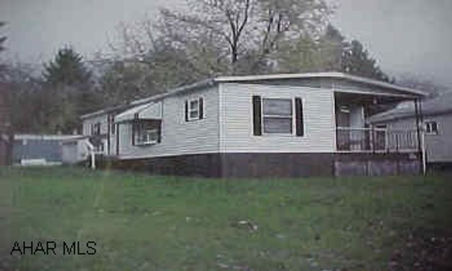 4 units- Bungalow, Doublewide, 1 mobile home included and one mobile home rents a space. Public sewer, well water. Owner pays elect for well  and the bungalow.  Tenants pay sewer bill. Bungalow - $600/mo (incl gas 175/mo High), Doublewide - $350/month, Mobile home space $185/mo & Mobile home owned - $300/month