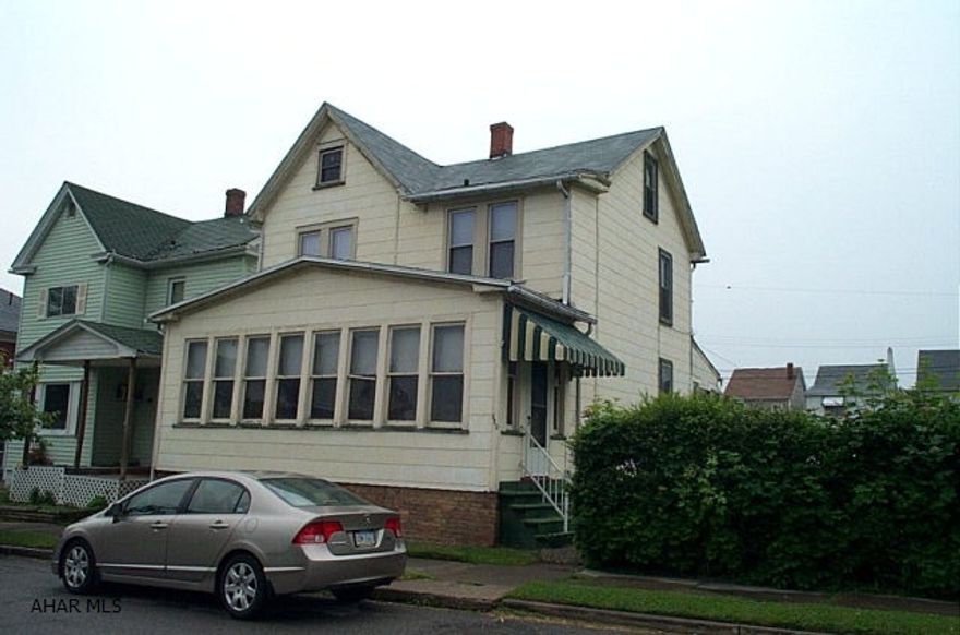 2 Story 3 BR/1BA - W/Addl. Side Lot - Newer Boiler & Electric - Most Thermal Windows.