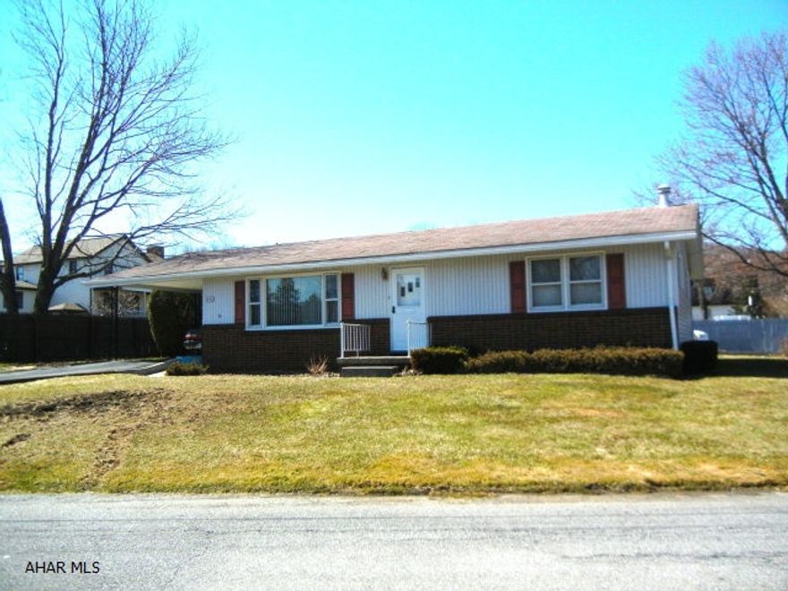 Cute 2 bedroom rancher on corner lot. Living rm, dining rm. and partially finishedlower level. Conveniently located to the campus.