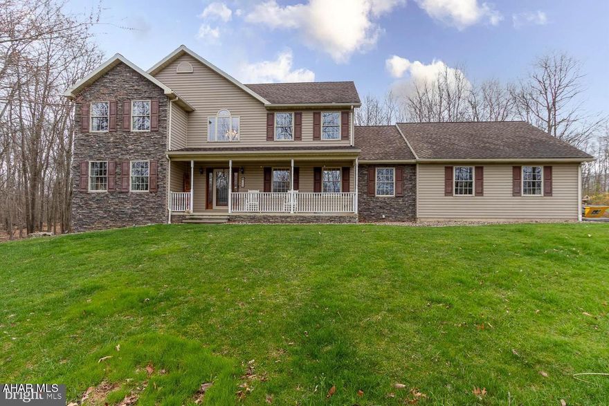 Welcome to this sun-filled, beautifully transformed home in the highly desirable Linnwood neighborhood of Philipsburg, perfectly updated for stylish 2025 living. With fresh paint throughout, all new interior doors and hardware, updated light fixtures, and a bright, airy flow from room to room, every inch of this home exudes warmth and modern comfort. The hard work is done, all that's left to do is move in and enjoy! Perched on a scenic 1.15-acre lot, this spacious residence offers the ideal blend of space, location, and lifestyle. The first floor features a dedicated home office, convenient laundry room, a fully renovated half bath, and elegant formal living and dining rooms. The large country kitchen and adjoining casual dining area are made for gatherings, while the cozy family room invites you to relax by the fire or head out to the rear deck to enjoy peaceful wooded views. Upstairs, you'll find four generously sized bedrooms, including a luxurious owner's suite with a walk-in wardrobe and a spa-inspired private bath featuring a stunning walk-in shower. A second fully updated full bath offers style and functionality for family or guests. The finished lower level provides a versatile rec room for a bar, home gym area, game room, plus ample storage with a cozy woodburner, plenty of room to play, relax, or entertain. Located in a growing area with strong community charm, this home offers easy access to both State College and Altoona, each just 30 minutes away. Don't miss your chance to own this thoughtfully upgraded gem in Linnwood. Contact your agent today for the full list of improvements, you won't believe how much has been done!