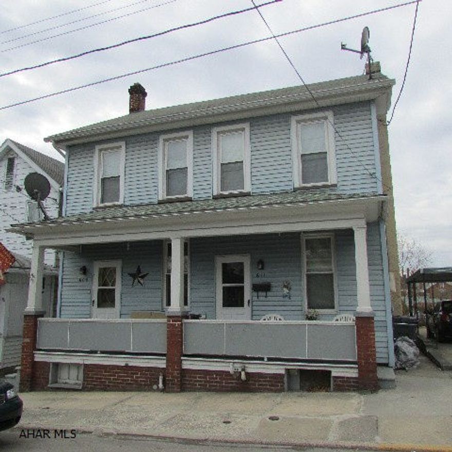 Well maintained duplex.  Tenant pays utilities. Newer furnaces with reserve. All new tilt-in windows. Washer & dryer hook-ups. Separated fenced-in patios at back.  Front porch.  Ceiling fans throughout.