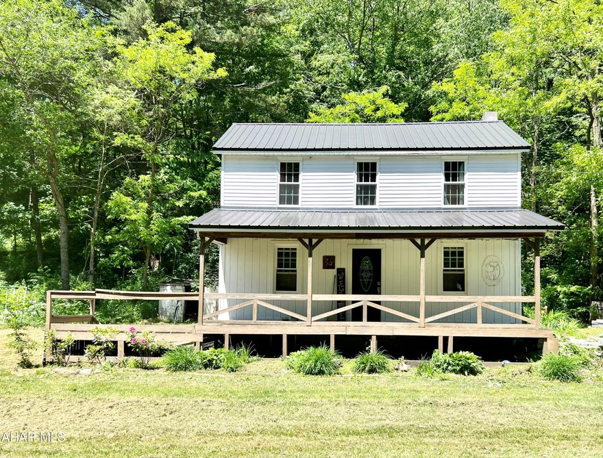 Two story house located in the country offering 3 bedrooms, 1 bath resting on 10.5+/- acres. Home offers a large kitchen, living room, dining room, and full bath on the main floor and three bedrooms on the second floor. Outside you will find a covered front porch, oversized garage, and trails throughout the property. Property borders the H&BT Rails to Trails and is located minutes from the Juniata River. SEPTIC NEEDS REPLACED, SELLER WILL ESCROW $30,0000 FOR NEW SYSTEM.