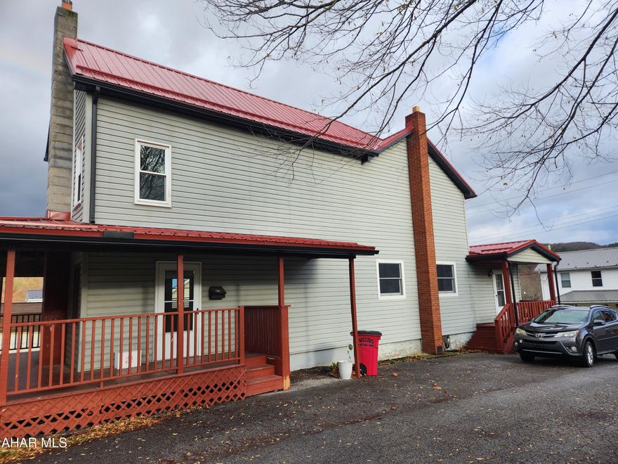 Move-in ready two story house with 2 bedrooms, 1-1/2 baths and separate laundry area.  Potential to convert to a 3 bedroom with minimal effort.  Fenced in corner lot with a nice deck and storage shed.  New boiler, mini split heat pumps, insulated windows and metal roof.  For comparable sale purposes only.