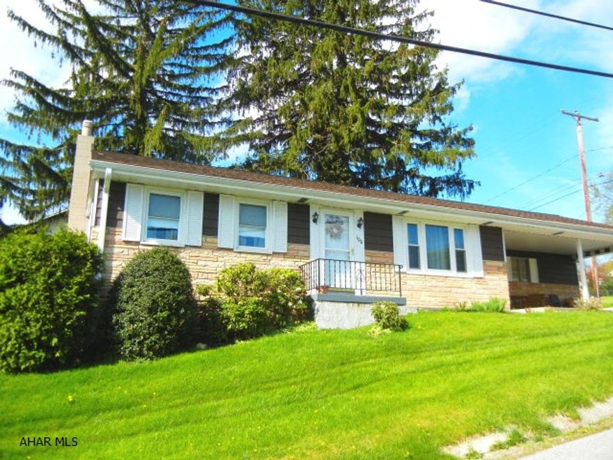 MOVE IN CONDITION!  - This well cared for one story home offers spacious eat in kitchen with oak cabinets and dining area.  Also offers hardwood floors in the large living room and 2 bedrooms. The roof is app 2 years old and all windows have been replaced but 1 in garage. Entertain in the finished basement with the wood fireplace and bar.  Also, possible 3rd bedroom in basement - as well as 3/4 bath.