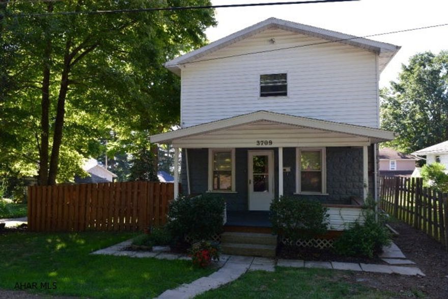 This 4 bedroom home with a spacious living room and adjoining family room with beautiful tin style ceiling has been well cared for. New carpets, most rooms freshly painted, first floor laundry and plenty of storage space. Outside you will enjoy a private fenced in yard and large deck and off street parking in the rear. Situated just above Baker Elementary School and on a dead end road. Call today for your private showing.