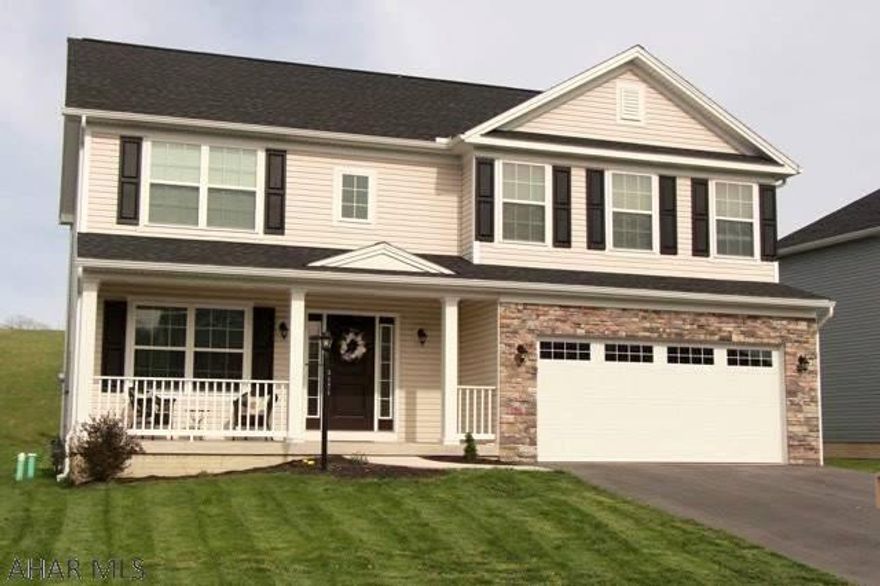 This gorgeous, three year old home located in Harvest Glen is a must see! The foyer is extended to the second floor making a grand entrance. It has 4 bedrooms, 2.5 baths with the master having an over sized shower, tub and double sinks. The open floor plan includes a beautiful, eat in kitchen to a large living room with electric fireplace. The home has been recently painted throughout making it move in ready! Outside a large deck and lovely yard for entertaining. All this in the Hollidaysburg Area School District and priced to sell!