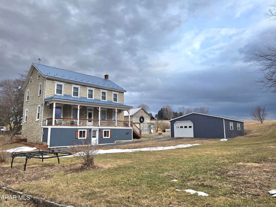 Beautifully renovated stone 3-bedroom 2-bath home in Northern Bedford School District with tall ceilings, nice deep window sills. New Kitchen & Baths (one has a walkin shower), 2-story barn, 1-car garage/workshop + shed on .535 acres. Own this charming piece of history. J-679