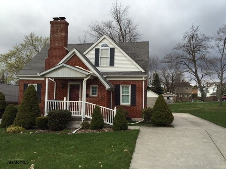 Well cared for brick cape cod with 3 bedrooms, 2 baths. Hardwood floors & newly remodeled kitchen in the upstairs & basement. Central air and garage w/new concrete driveway make it a must see! Many more extras!