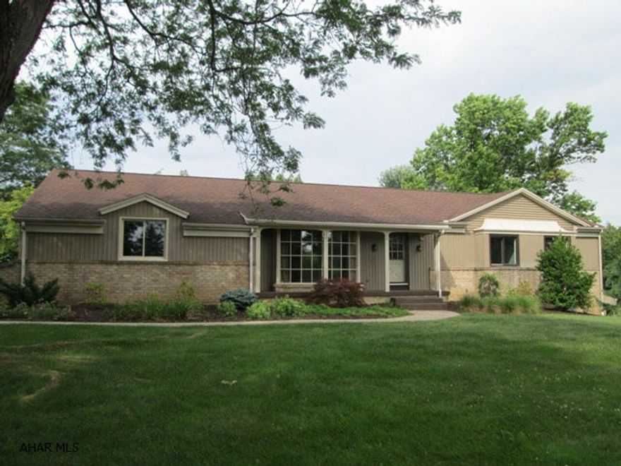 Custom built one story on large private lot. The contractor that built this house actually lived here so it has all the extras! Large master bedroom suite, just updated with new flooring and bath, two family rooms, each has a fireplace and the lower level features a billiards area, table included. The lower level bathroom features a sauna room. There is a double stair case that make it convenient to enter lower level rooms. The in ground pool was recently installed by current owner.