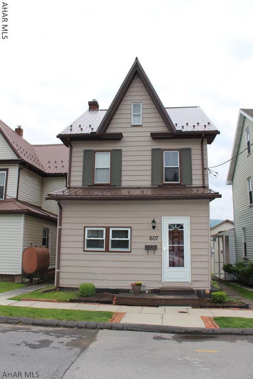 Charming, well-maintained home in Bellwood-Anti School District! This cozy home features 2 bedrooms and 1.5 baths, with the half bath being on the first floor. The large kitchen includes plenty of cabinets, counter space, and room for a breakfast table. Just off the kitchen is a spacious deck, perfect for relaxing on summer nights. Attic could be used as a potential third bedroom if heat source is added.