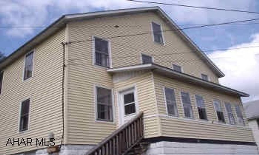 Two story frame duplex, full attic and basement Well maintained duplex, great invtestment opportunity. Two Large sheds. All app. included.