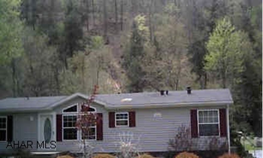 Special forms required with offer...call LA. Lovely country setting.  Dead end lane.  Shoups Run Resevoir area.  1998 Skyline Doublewide.  Nice open kitchen area!  Pipes froze and burst, needs to be replaced!  Some mold.  Central A/C, above ground pool included.  Take flashlight, no power.  Call Linda Lewis, LA, at 886-7175 for details.