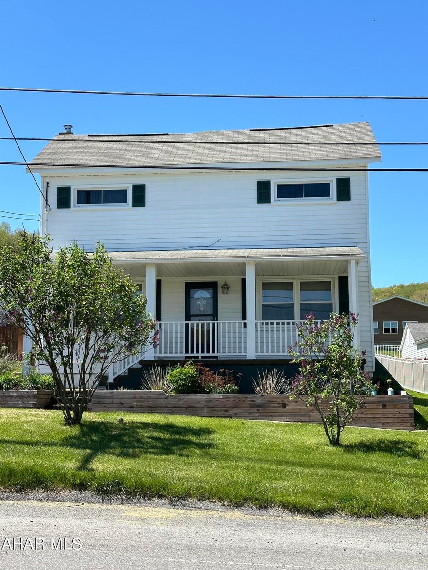 This well maintained 3 bedroom 1.5 bath home is ready to move in! The bright cheery kitchen eat in kitchen includes appliances! Plenty of space on the first floor with a family room and living room and half bath.  The second floor has  plenty of closet space and hall closet storage.  Lots of outdoor  living space too with a side enclosed porch/ mudroom, rear deck and front porch and a 2 car garage!