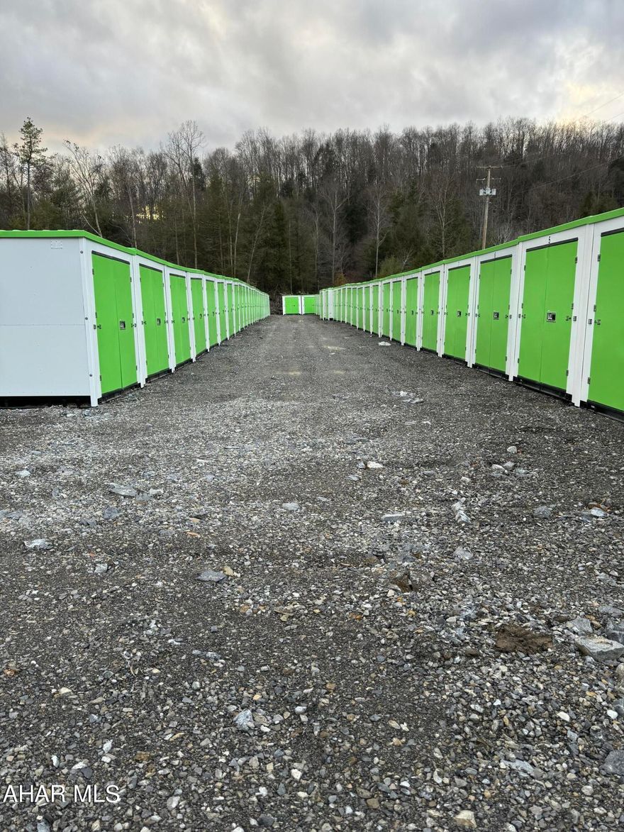 Always wanted to own your own business? Lets chat! Up for grabs is a newly started business with 50 storage units in place on 1.37 acres.  Each unit is 10x20 & has marine grade flooring, is water proof and you could potentially stack 3 high! Each unit can hold up to 10k pounds! Each storage unit has its own serial number if you wanted to use a few for ''pods'' for anyone moving! They are not permanently fixed to the ground. Seller had purchased a 30x150 building for an additional 30 units that is onsite and needs to be built. Website/management system to be sold with business. However, business and logo do not transfer with sale. Call listing agent with questions!