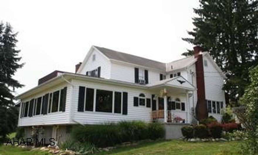 Fox Run Farm with 12.7 acres and spring fed pond. Fox Run Farm with 12.7 acres and spring fed pond. Very private setting w/views. Charming 2-story country farmhouse built in 1860; completely renovated 3BR/2 full 1 half BA. Terrific master suite, cedar closets, decks off bedrooms offer views of the pond. Foyer, reception area w/bar; LR w/brick fireplace, spacious family room w/views. Country kitchen w/work island and walk-in pantry. Laundry room; screened porch. Carriage house serves as 3-car garage. 7 other outbuildings including a barn, fencing, exquisite landscaping w/stone edged borders and beds of perennials, fruit trees and garden area.