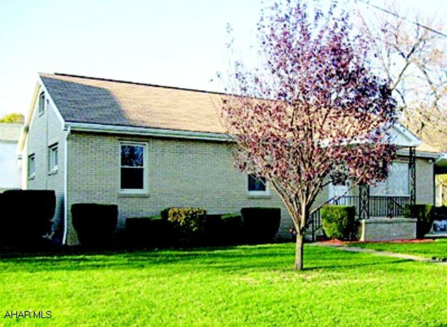 Brick one story on a private lot. Spacious eat-in kitchen with corian counter tops. Bath with double bowl sink. Walkup steps to finished attic.*1.14.18 29 (house on lot 60x120) Plus additional  lot 1.14.18.30 (60x120)