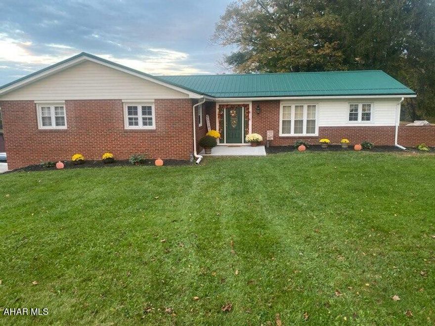 Check out this home that is the definition of country living at it's finest on 7.6 acres! This brick ranch style residence features 4 bedrooms and 1.5 baths.Home features two finished floors of living space that has a much sought after open concept. Property includes a 2 car integral garage perfect for your vehicles or storage. In addition residence features 2 sheds perfect for outside storage, tractor, side by side you name it! This house will go from a house to a home once you have spent the summer entertaining on the newly added side deck that leads to a lower tiered deck that allows beautiful views of the pond on the property. Home is priced to sell!