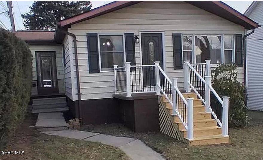 Welcome Home to 412 8th Street.  2 bedroom, 1 full bath, 1 half bath , kitchen, dining room, and large livng room.  Detached garage.  Windber Pa.