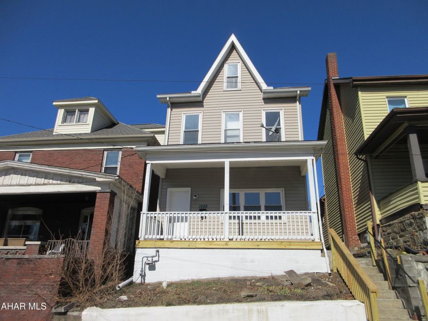 This is a Fannie Mae Homepath property. This is a 2.5 story home that has had recent updates. New porch decking was installed and new handrails as you come into the warm living space. The first floor features a living room, dining room, kitchen with new granite countertops and a 1/2 bath. The second floor has three bedrooms and an office/den along with a full bath. The attic is finished with heat and can be used as a bedroom as well or extra living area. The house has been freshly painted and new floor coverings installed that includes carpet and luxury vinyl plank. The heating system is gas hot water with a brand new boiler installed. This is a nice house that is move in ready and for some one to make it their home. Some images in this listing have been virtually staged and/or digitally altered.