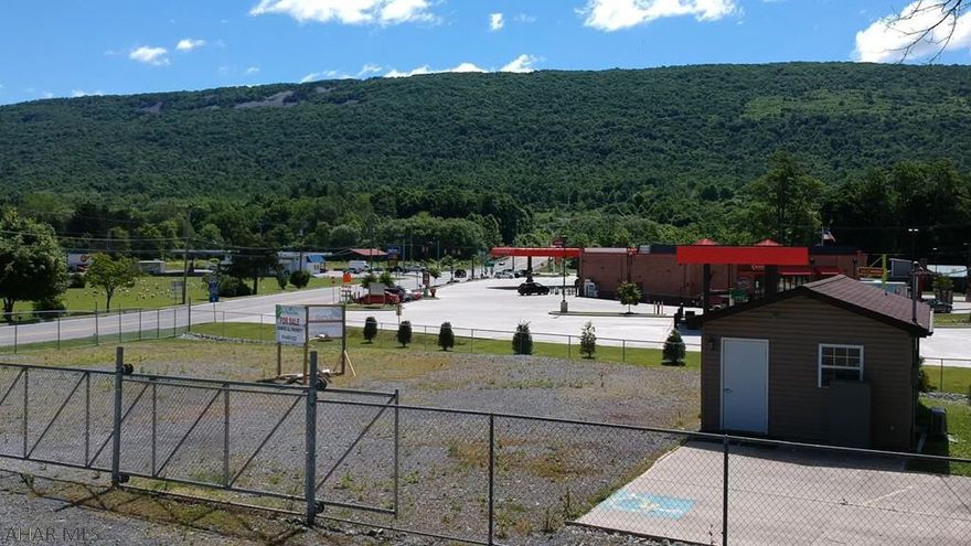 Location Location Location. This property is just off the Bellwood exit off I-99 and is next door to a Super Sheetz. Was used as a car lot - fenced in. Could be many other types of business. Think insurance, travel agency, and many others which require an office with lots of parking.