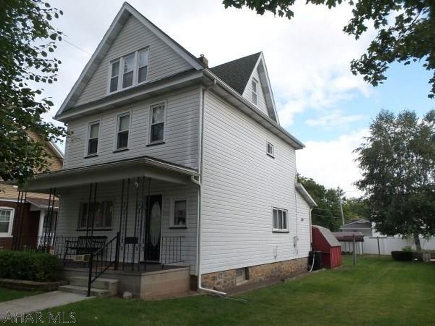 Beautiful 2 1/2 Story home in the Juniata area of Altoona.  Nicely maintained and renovated, new electrical service was installed to code in October 2017.  3BR, 1 Bath, newer Kitchen, finished Attic could be 4th Bedroom, nice side yard, storage shed.