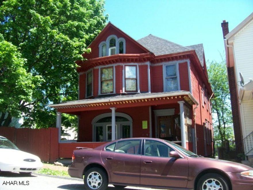 House can be duplexed. Finished attic allows for two more bedrooms. Sq ft based on tax card. Property needs work and is being sold AS IS