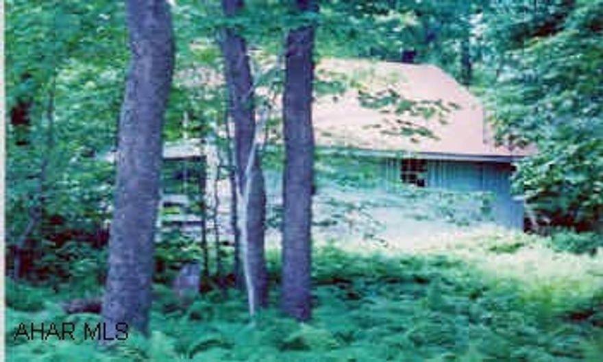 Private subdivision in Buck Run II.  Very secluded level lot.  Cabin or chalet needs to be finished.