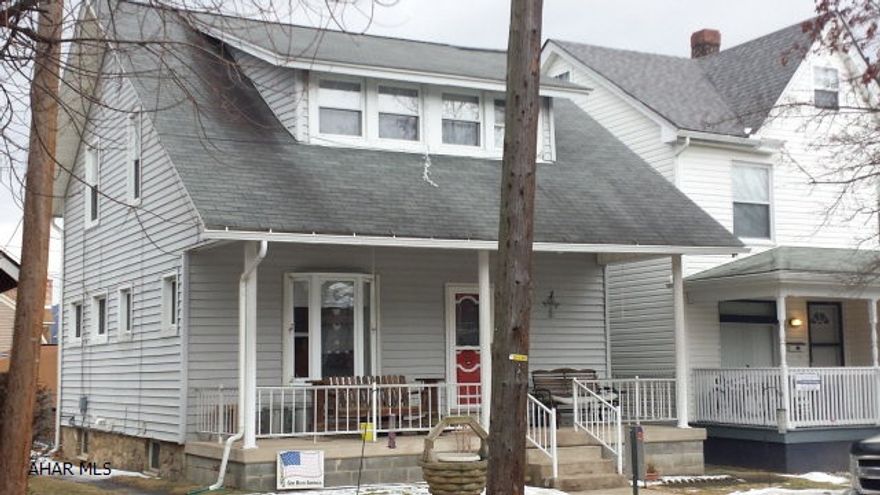 Enjoy the 20X40 above ground pool with surround deck on the hot summer days!  Bright & spacious 3 BR, 1 bath home in Juniata.  New furnace, siding, roof, AC, windows & updated electric.  Shed & off street parking.  Large Kitchen (appliances included!!) with laundry & extra storage.  Large covered porch.