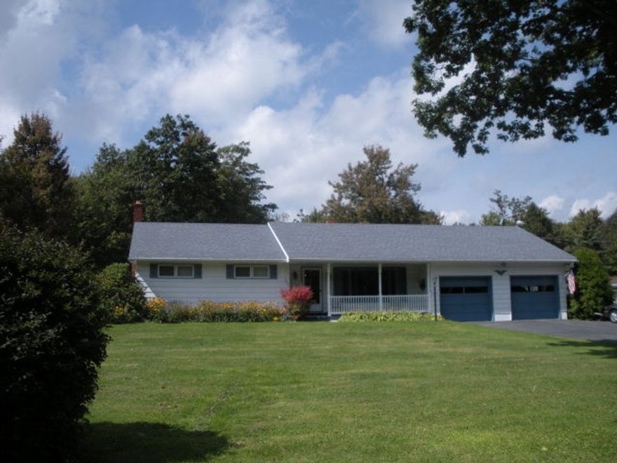 1 Story Country living minutes from Altoona and I-99.  3 Bedrooms, 1 1/2 baths, newer roof, sunroom with wood ceiling.  Large gallery style kitchen with eat-in area, 2 car garage.  Large level lot, new well pump 2013.  Large partially finished basement, newer efficient oil forced air furnace, plus a strawberry patch.