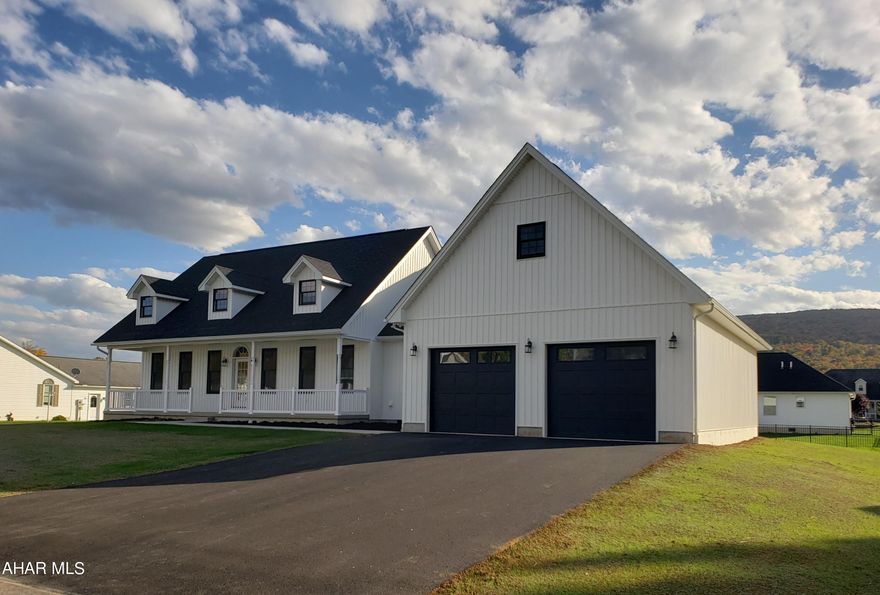 Beautiful new home with 3-bedrooms, 2.5 baths on 1st floor with vaulted ceilings. Bonus Room on 2nd level, quality stick built construction just completed, oversized 2+ car garage 8 ft overhead doors, .47 acre lot in Old Town Village. Water Softener, charcoal filter, UV light, Home Warranty included. J-604