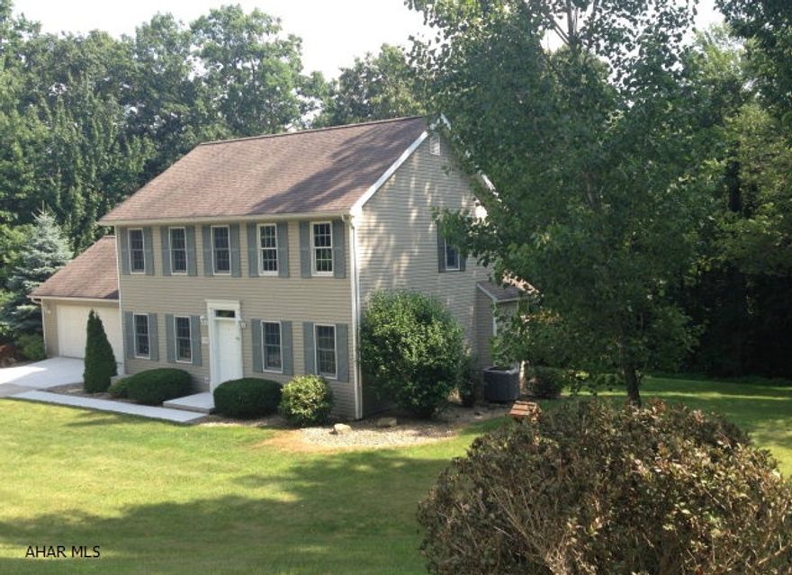 Designer quality & immaculate best describe this newly renovated colonial home in prestigious Ridgewood. No detail has been overlooked. Absolutely gorgeous inside & out! From the open concept cathedral ceiling family room w/ gas fireplace to the newly decorated kitchen with tons of storage, this home does not disappoint. Beautiful wood floors grace the dining and kitchen areas. French doors, off of the kitchen open onto the beautiful private backyard retreat with stunning deck, pool and pergola. Combine the immaculate landscaping and tree lined yard and there will be no need for vacation. It's all here. Master bedroom with 2 walk in closets and attached bath, 2nd floor laundry room, high efficiency heat pump & new insulation add amazing appeal!