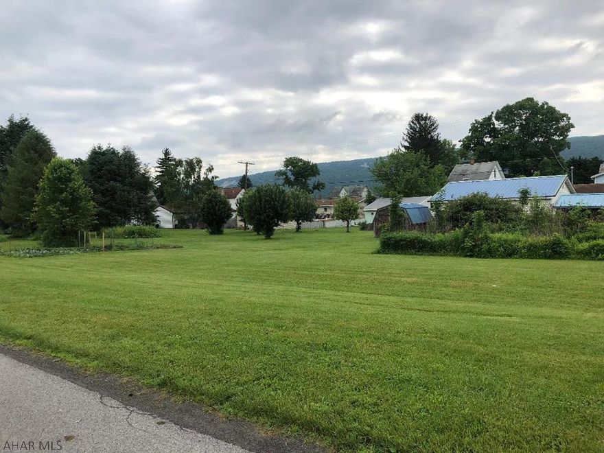 Large level lot in Bellwood !   Consists of Six 50x120 ft lots!! Build your home or business on this  300 X 120 ft property!  Public water and sewer available to property!  Oversized 1 car garage with gas hot air heat and 100 am electric service plus 3 sheds located on lot!  Don't miss this rare opportunity!