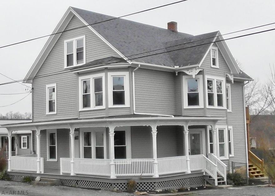 Wonderfully renovated farm house with wrap around porch in Chestnut Ridge SD.  Open layout and natural light throughout.  Kitchen includes soft close cabinets, granite counters, stainless steel appliances.  Luxury vinyl flooring throughout the main floor.   Second floor has a large Master with walk-in closet and spacious bath.   2 additional bedrooms with bay windows in each as well as the very convenient second floor laundry room.  Absolutely move in ready, call to see this one right away!.
