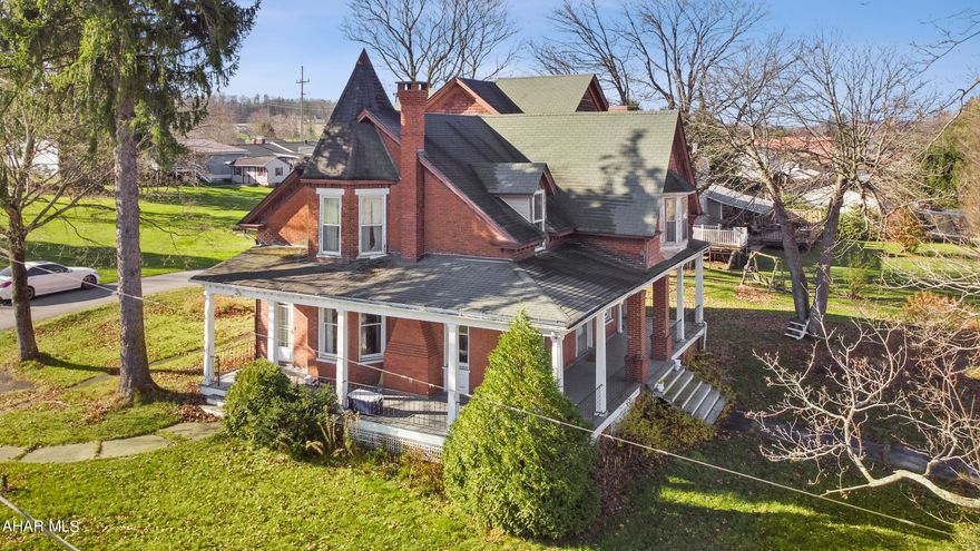 Built in 1899, this Victorian-style beauty is nestled on almost half an acre within the historical Ebensburg Borough, this property offers unparalleled views of the ball fields and direct access to the Ghost Town Trail, making it truly remarkable. Boasting 6 bedrooms and 3 full bathrooms, this home presents boundless possibilities. Prepare to be enchanted by the intricate original woodworking and distinctive features that make this residence truly exceptional. Additionally, the third floor offers two rooms that could easily be utilized as bedrooms, bringing the grand total to 8. Embrace the vibrant community of Ebensburg and restore this splendid piece of history back to its original glory.