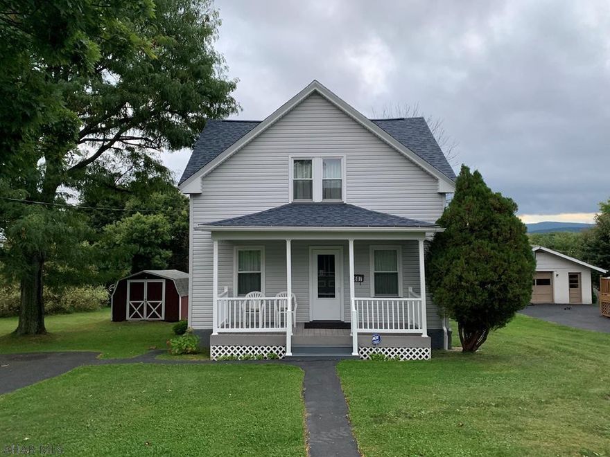 Well maintained 2 (possible 3) bedroom home on a large 0.64 acre lot. Conveniently located on a low traffic street with easy access to I-99. New dimensional shingle roof. Updated electric. Newer siding and replacement windows. New front porch with composite flooring.