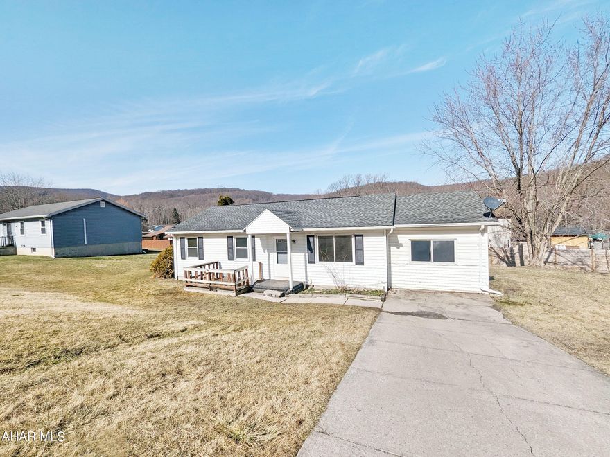 One floor living at its finest! Eldorado Springs vinyl 1 story home features large living room, great room/den, eat-in kitchen w/ laundry area plus 3 bedrooms and 1 bath. Nice, level yard, off-street parking and storage shed! Better check it out!