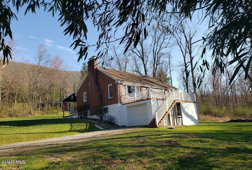 4-bedroom 1.5-bath brick cape cod with 2 fireplaces, hardwood floors, family room, nice front balcony and back porch, shed + 1-car garage on .86-acre peaceful country setting. J-648