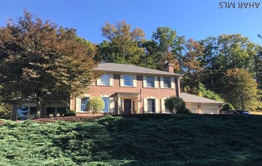 This stunning Georgian style 4 bedroom/2.5 bath home overlooking the Omni Bedford Springs Resort Golf Course is located in one of Pennsylvania's most charming historic towns. The home's panoramic views of the Alleghany Mountains, golf views & huge pond make this one of the county's premium homes. The central foyer opens onto the formal living & dining rooms. Double doors off the entry also lead to the inviting family/kitchen/nook area w/French doors that lead out to the private terrace. The kitchen is well equipped w/ plenty of storage and granite countertops. The gorgeous sunroom will impress even the most discriminating buyer with its fabulous views and architectural details. The grand master suite includes walk in closet, huge bathroom and amazing views.